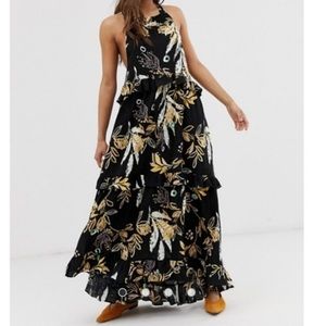 Free People Anita Printed Maxi Dress